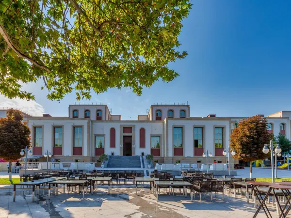 gabala, karvansaray, hotel, azerbaijan, front view, gallery